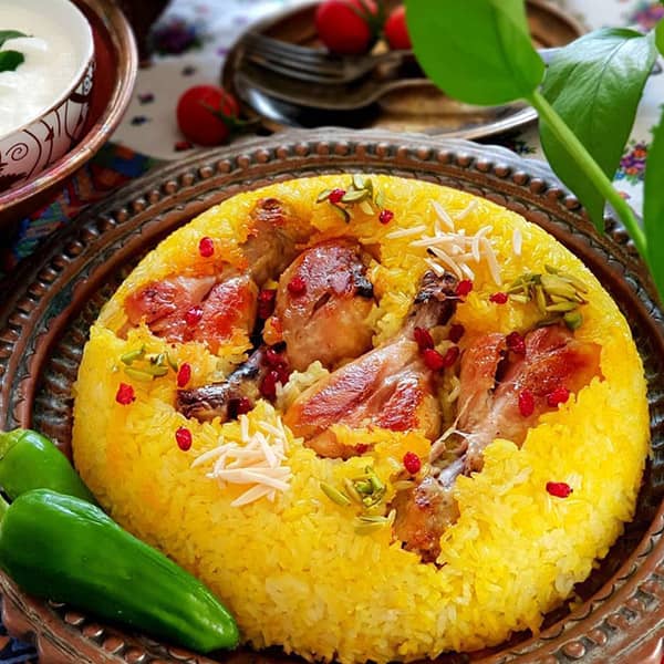 طرز تهیه ته دیگ مرغ خوشمزه و مجلسی با نکات کامل