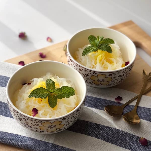 طرز تهیه فالوده شیرازی خوشمزه و مجلسی با نکات کامل