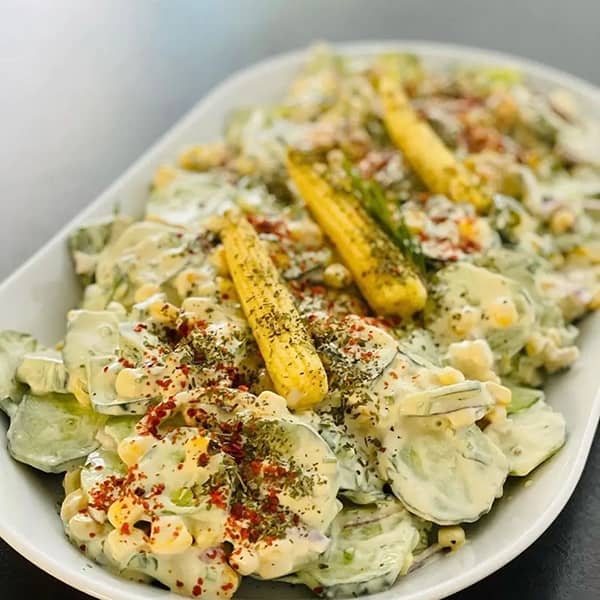 طرز تهیه سالاد خیار خوشمزه و مجلسی با نکات کامل