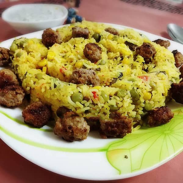 طرز تهیه پلو مخلوط با قلقلی مرغ خوشمزه و نکات کامل