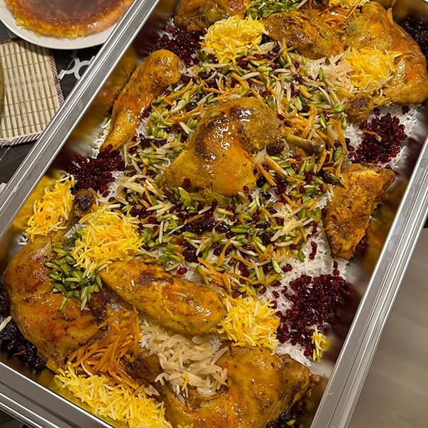 طرز تهیه شیرین پلو خوشمزه و مجلسی با نکات کامل