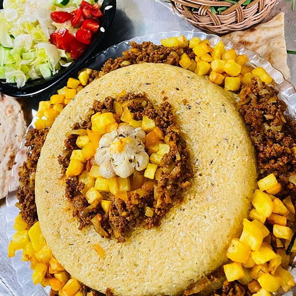 طرز تهیه زیره پلو با سس گوشت خوشمزه با نکات کامل