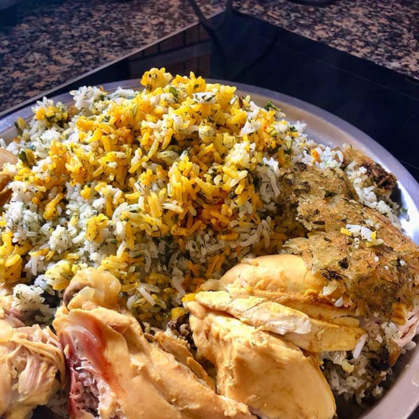 طرز تهیه شوید باقالی پلو با خوراک بوقلمون خوشمزه و مجلسی