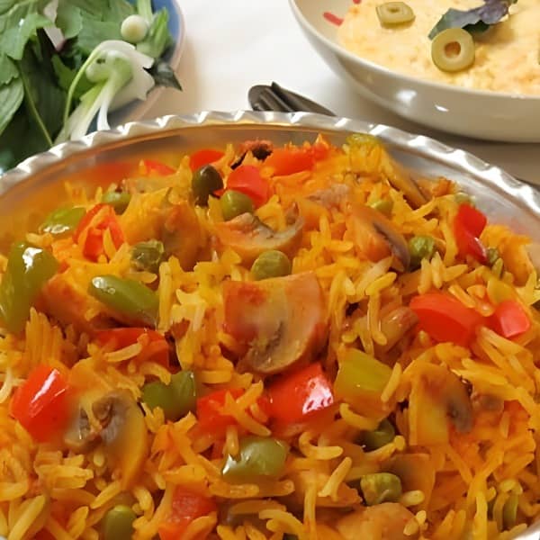 طرز تهیه فلفل پلو با مرغ خوشمزه و مخصوص با نکات کامل