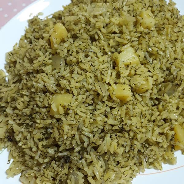 طرز تهیه سیب پلو خوشمزه و مجلسی با نکات کامل