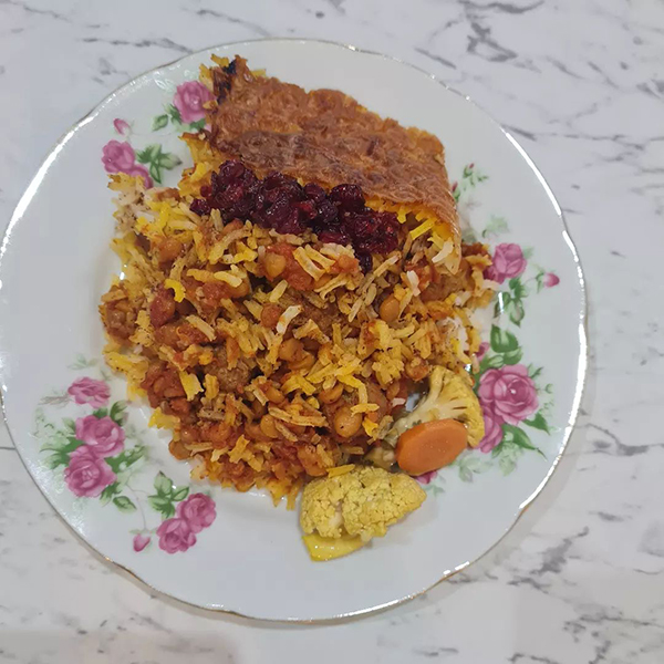 طرز تهیه پلو شاه عباسی خوشمزه و مخصوص با نکات کامل