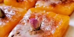 طرز تهیه کدو حلوایی زعفرانی خوشمزه و مجلسی با نکات کامل
