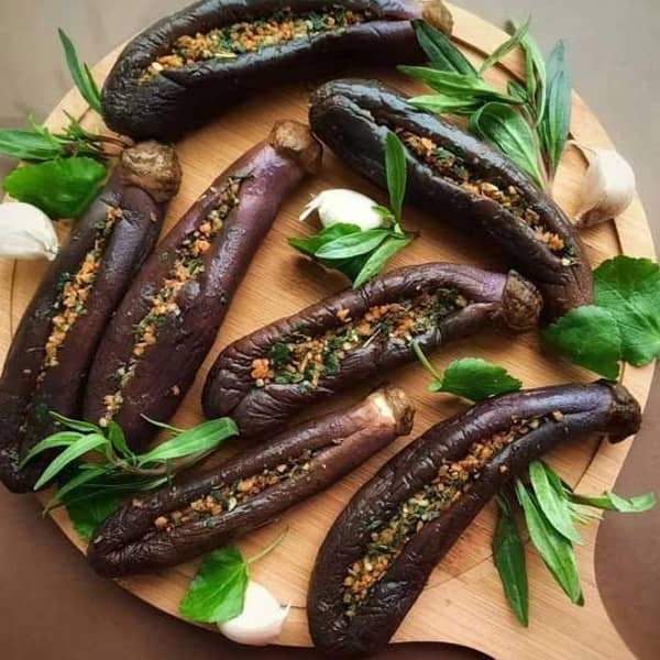 طرز تهیه ترشی بادمجان شکم پر خوشمزه و مجلسی با نکات کامل