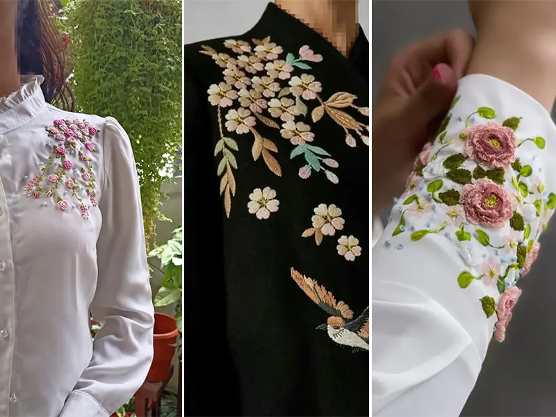 لباس های گلدوزی شده زیبا و شیک مناسب برای جشن های ساده
