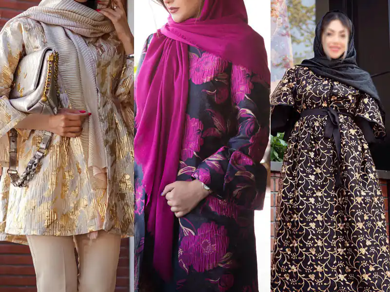 مدل مانتو طرح دار مجلسی و شیک؛ مدل هایی که هیچ جا ندیدی