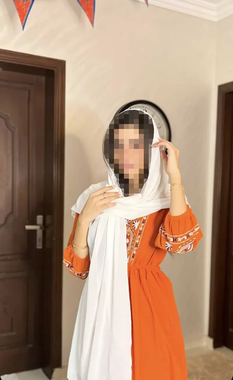 مانتو مجلسی در رنگ نارنجی