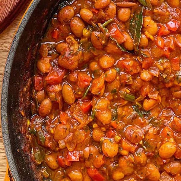 طرز تهیه خوراک لوبیا هندی؛ نمی دونی برای شام چی بپزی؟ اینو بپز!