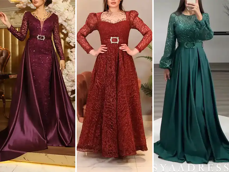 لباس مجلسی درخشان و شیک زنانه مناسب مجلس عقد و عروسی