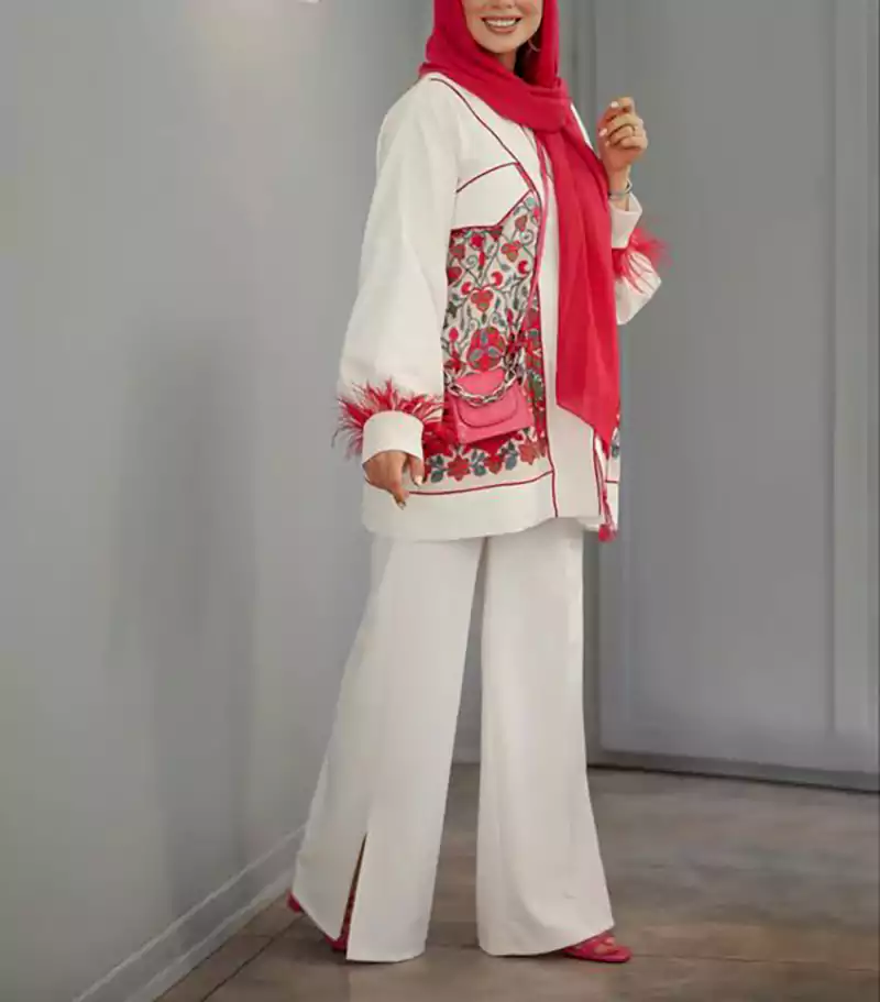 مانتو شلوار زنانه کوتاه تابستونی