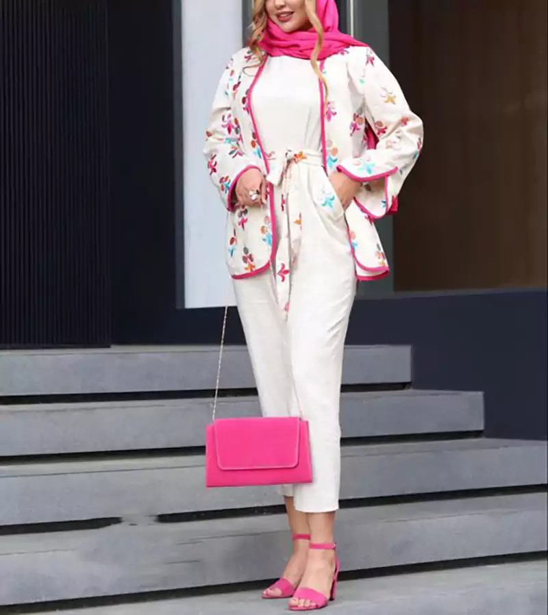 مانتو شلوار زنانه کوتاه تابستونی