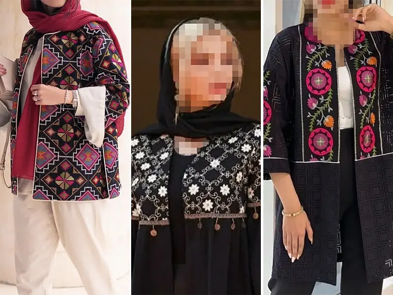 مدل مانتو سوزن دوزی لینن بسیار جذاب برای خانم های متفاوت و سخت پسند
