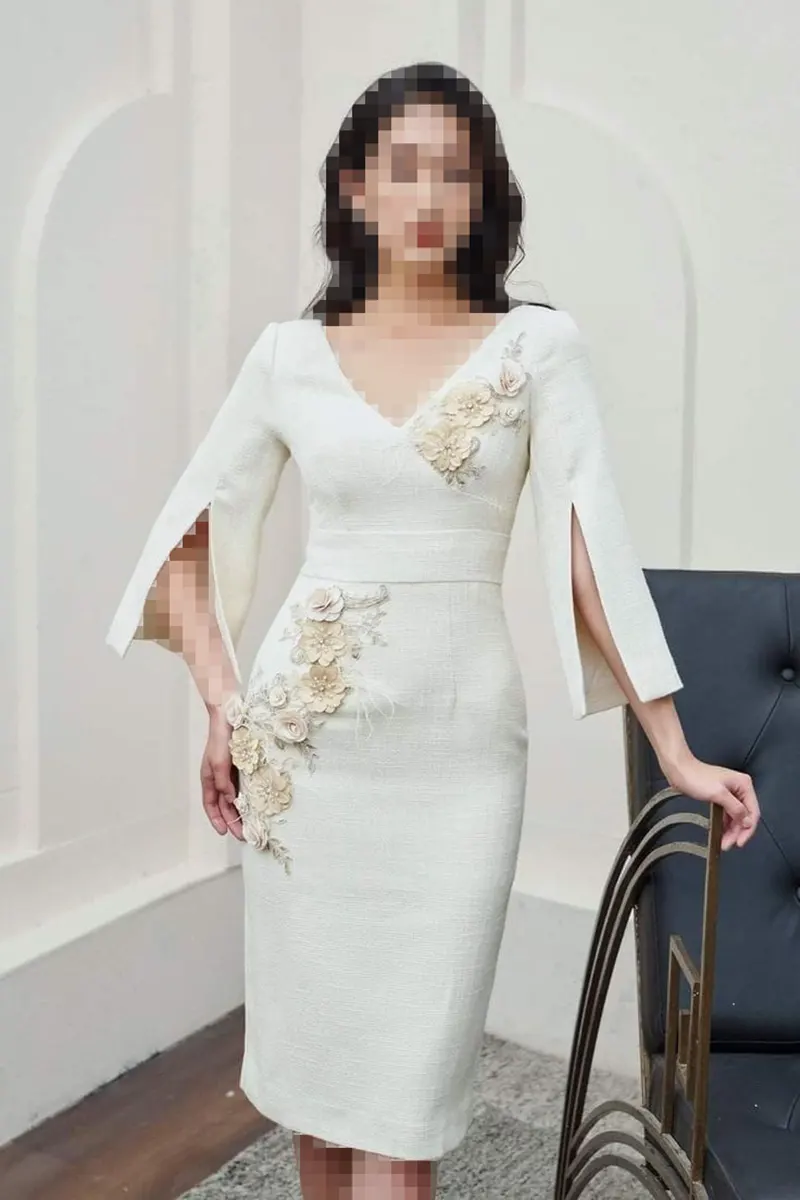 پیراهن مجلسی گلدوزی شده زنانه 