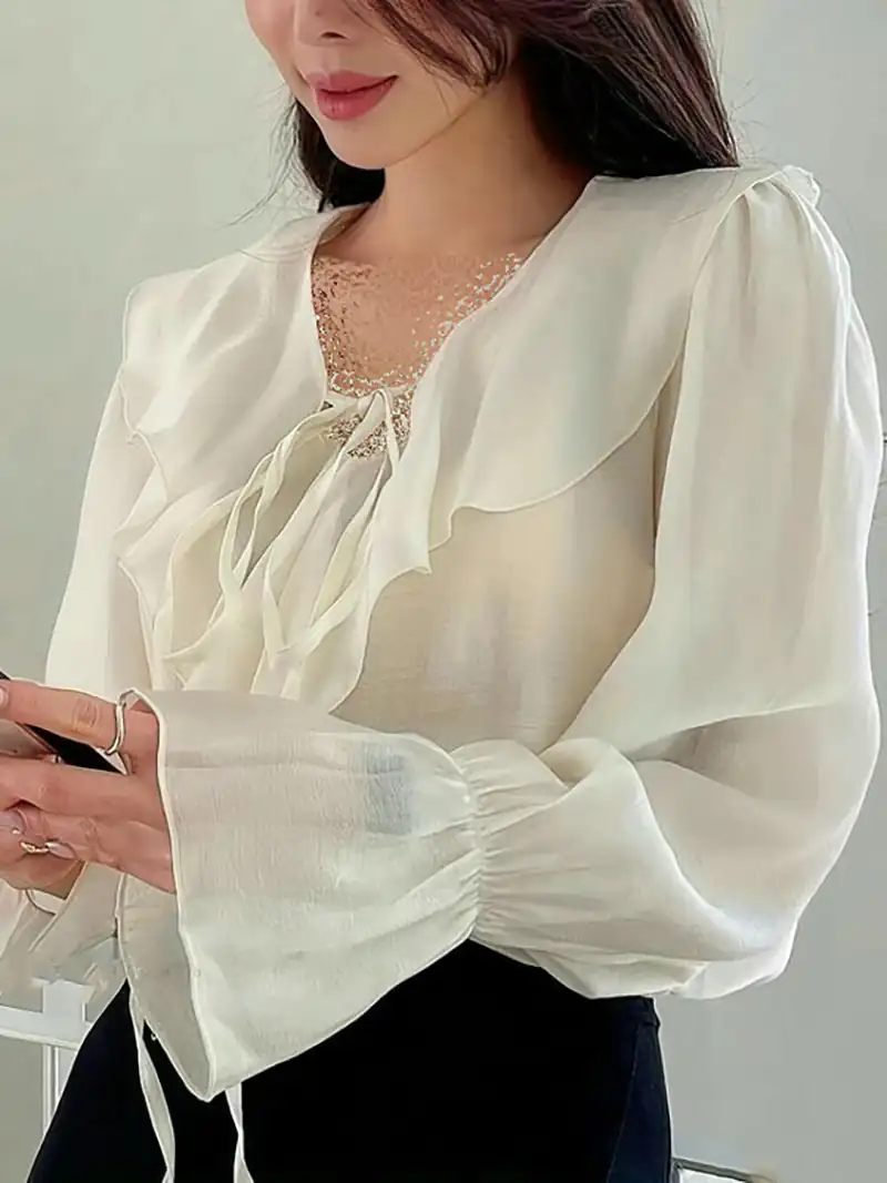 بلوز حریر مجلسی زنانه