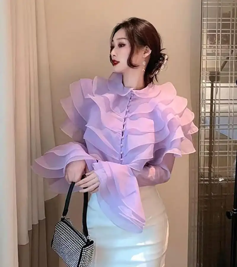 بلوز حریر مجلسی زنانه