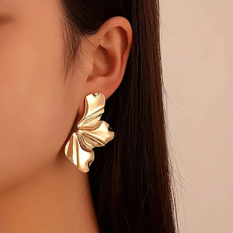 گوشواره طلا مینیمال ترندی