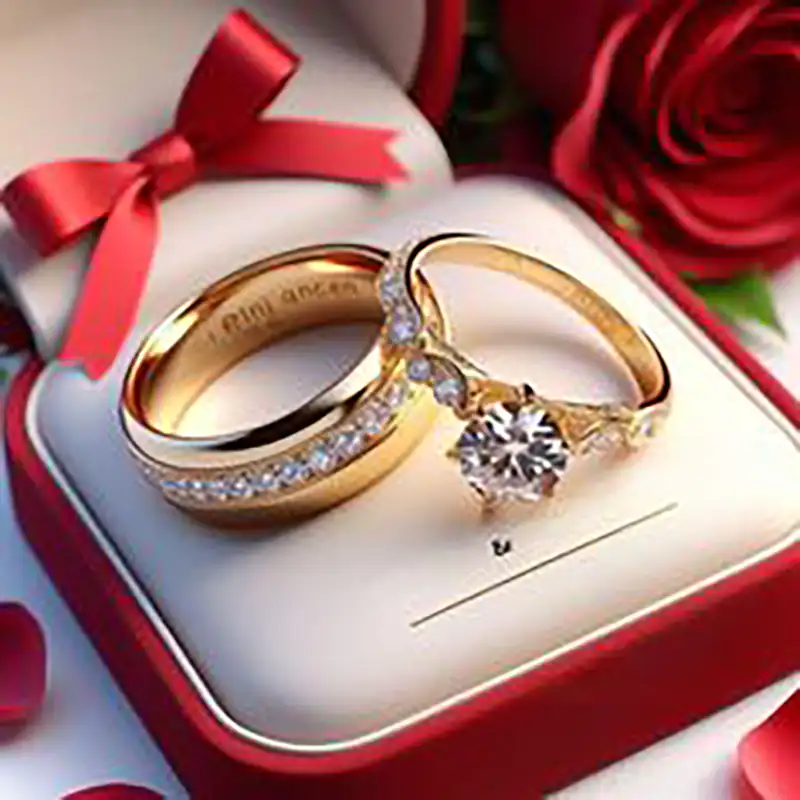 حلقه ازدواج ست طلا خاص