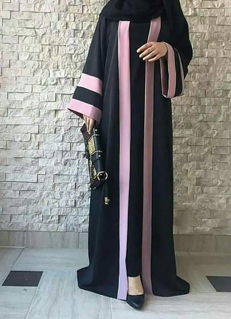 کفتان زنانه جلو باز بلند مشکی