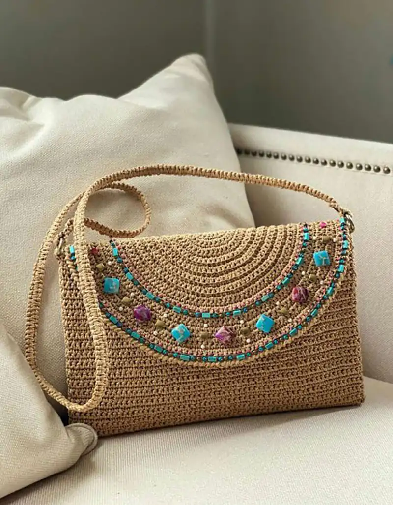 کیف حصیری زنانه