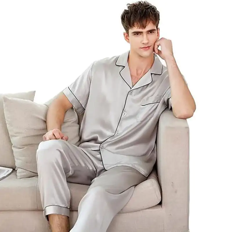 لباس خواب مردانه ابریشمی