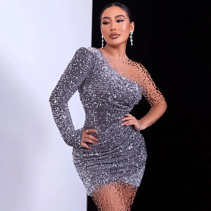 لباس تک شانه مجلسی