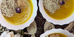 طرز تهیه ماقوت زعفرانی دسری فوق العاده خوشمزه برای مهمونی