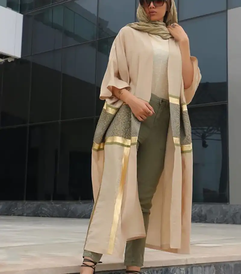 مانتو بلند جلوباز زنانه تابستونی
