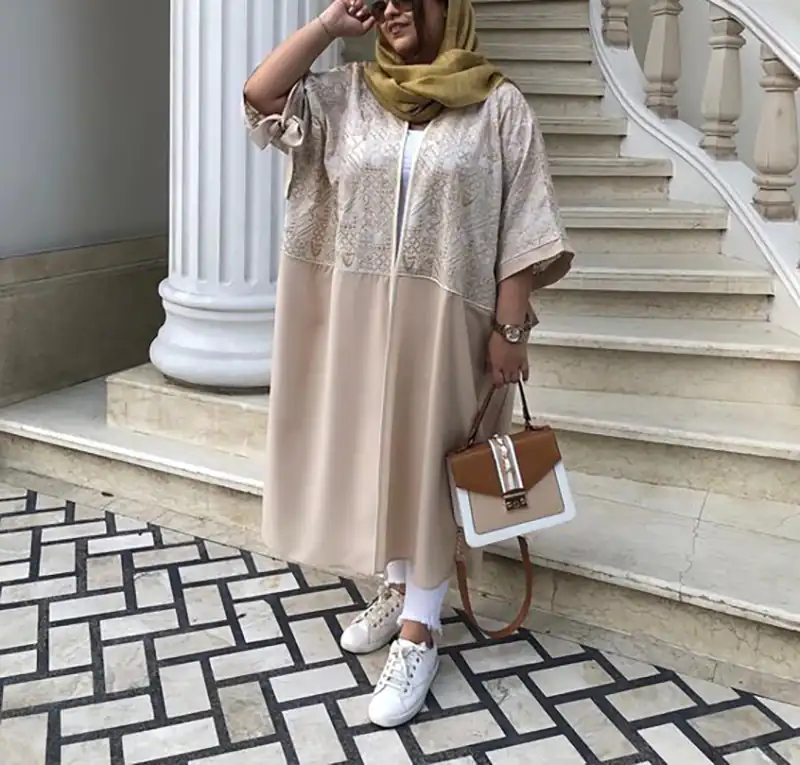 مانتو بلند جلوباز زنانه تابستونی