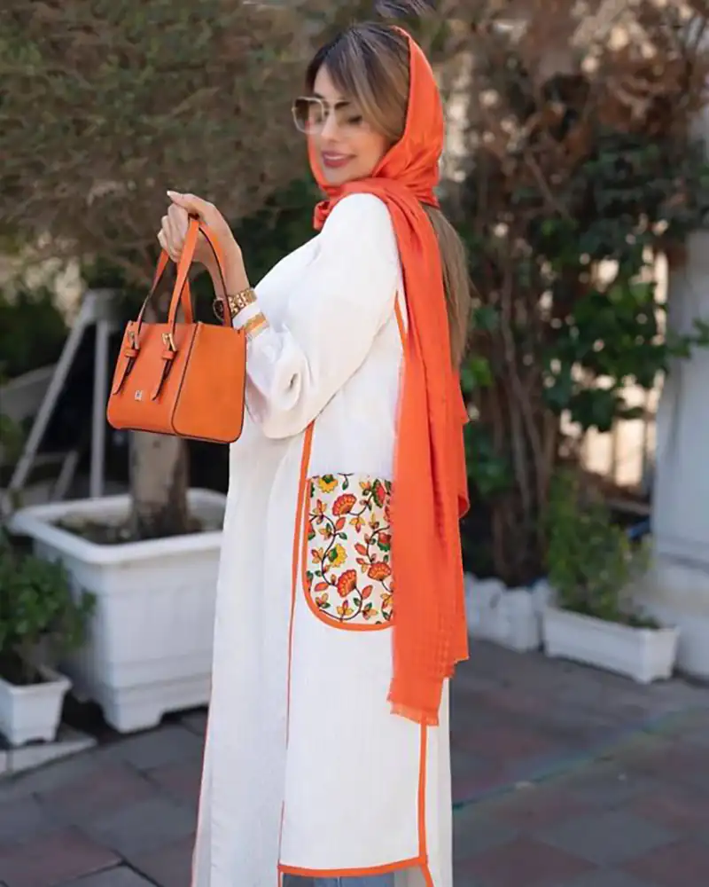 مانتو بلند زنانه جذاب و شیک