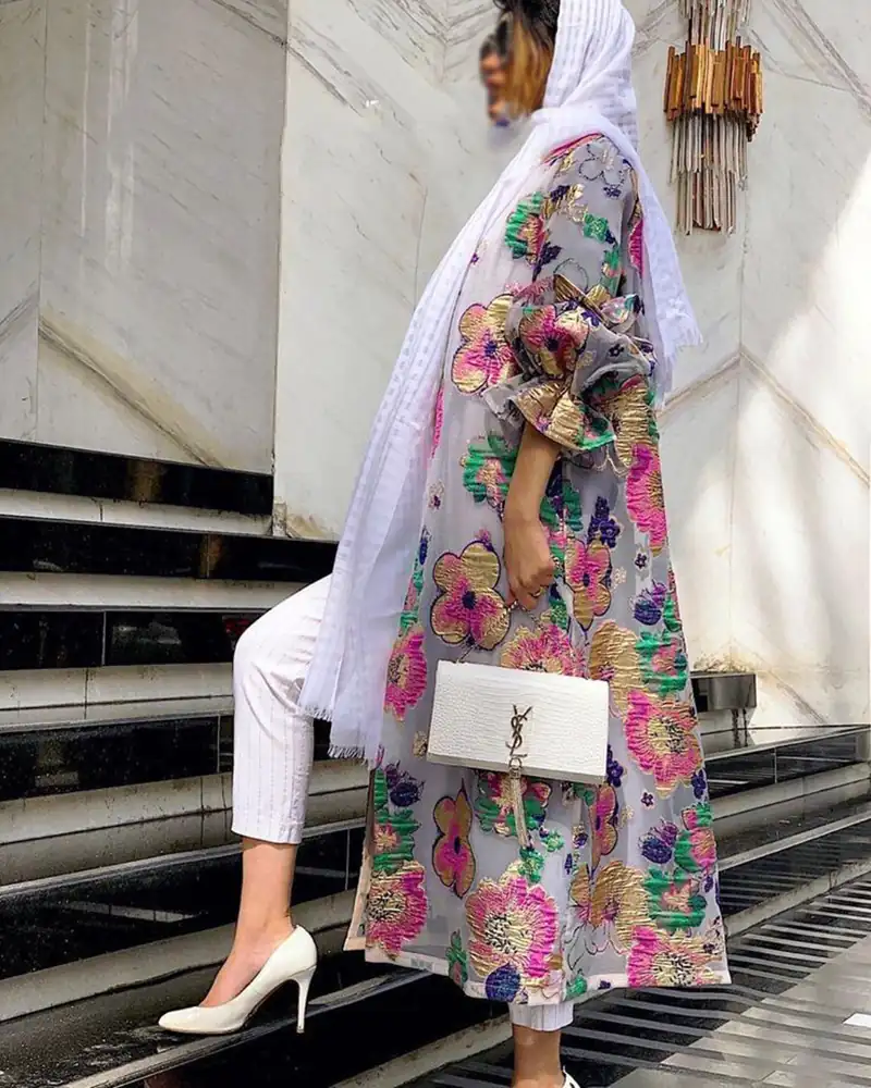مانتو بلند زنانه جذاب و شیک