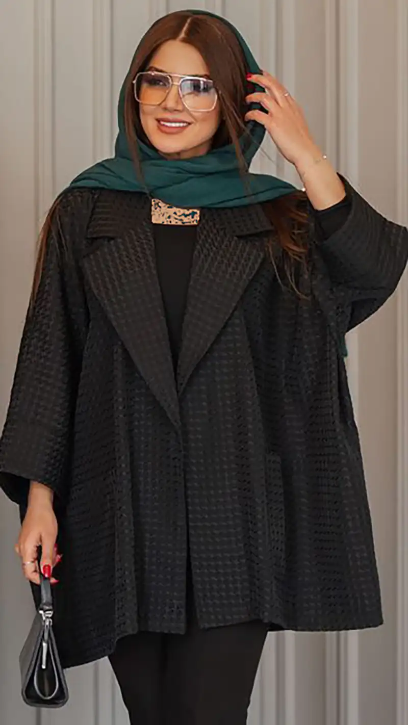 مانتو مشکی زنانه برای محرم