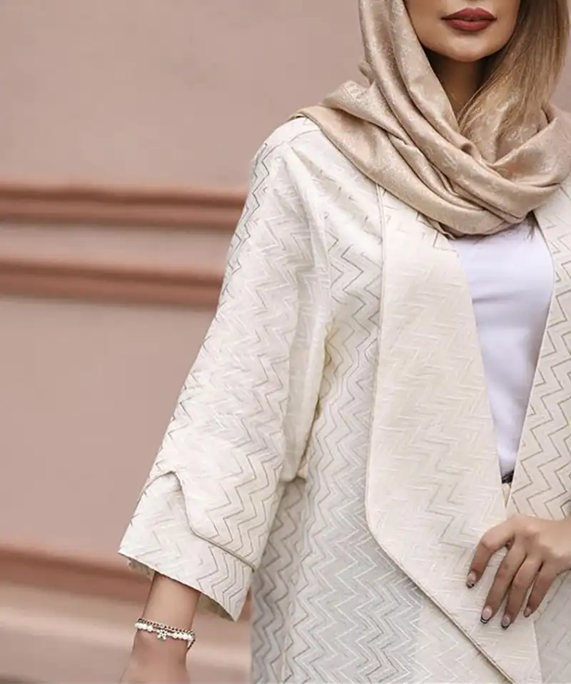مانتو سفید تابستانه