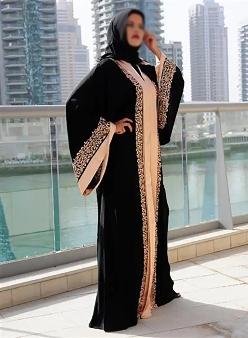 مانتو زنانه آستین کلوش مشکی