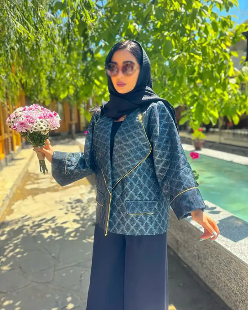مانتو ژاکارد زنانه شیک و خاص جدید