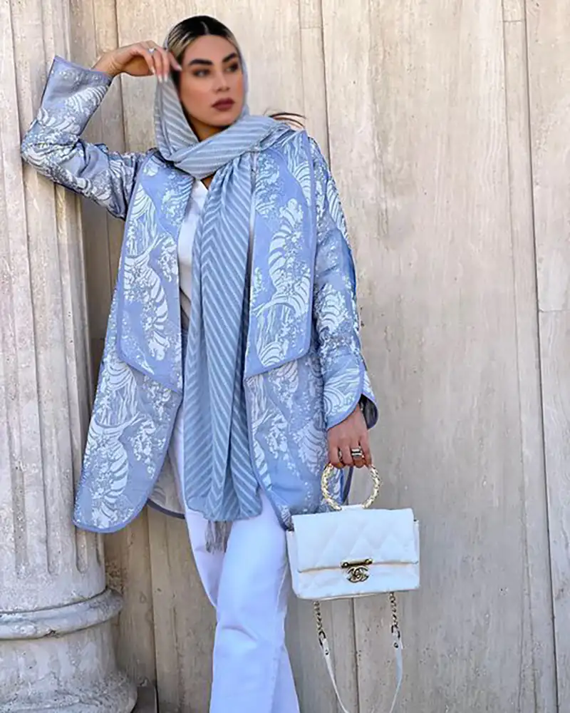 مانتو ژاکارد زنانه شیک و خاص جدید