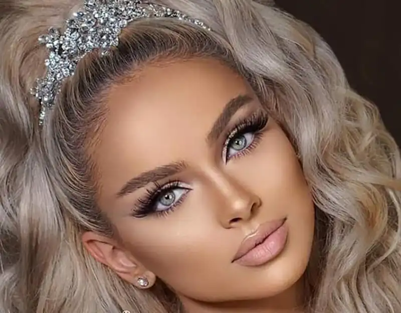 میکاپ عروس ساده
