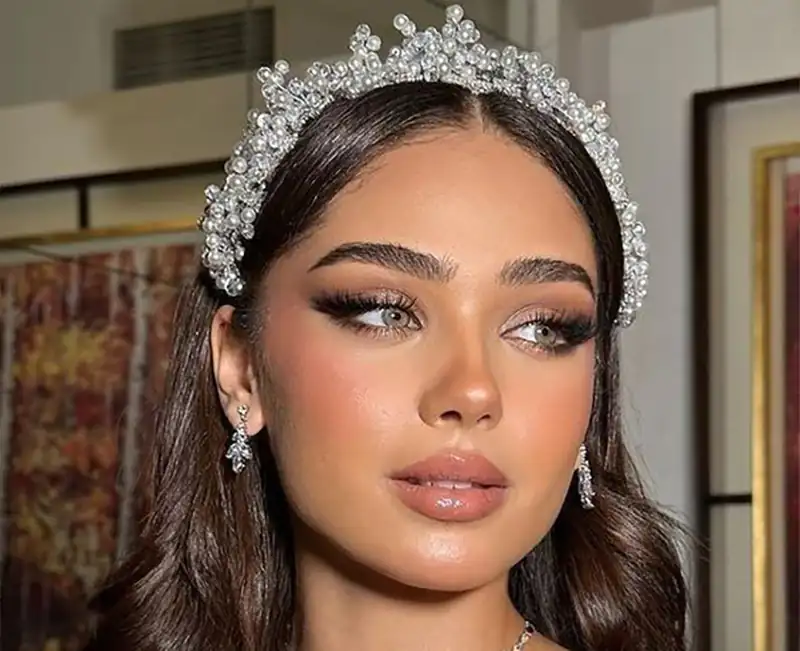 میکاپ عروس ساده