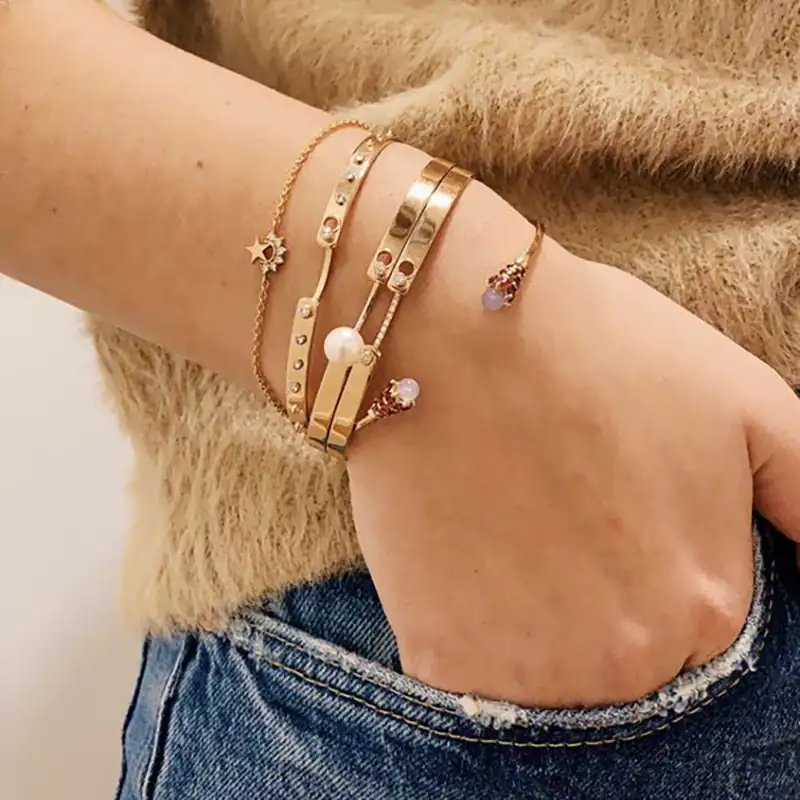 مدل دستبند طلا لاکچری