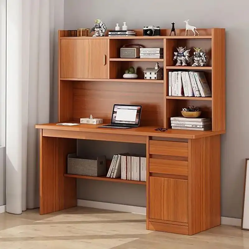 مدل میز تحریر و کتابخانه مدرن