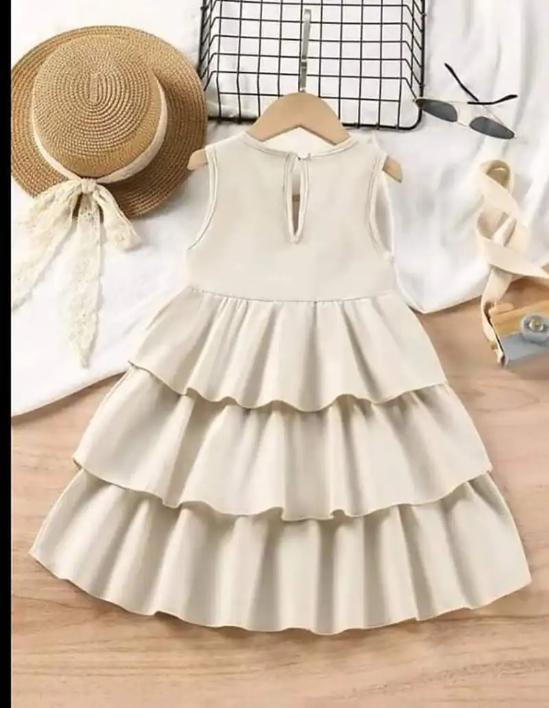 پیراهن دخترانه طبقه ای تابستونی