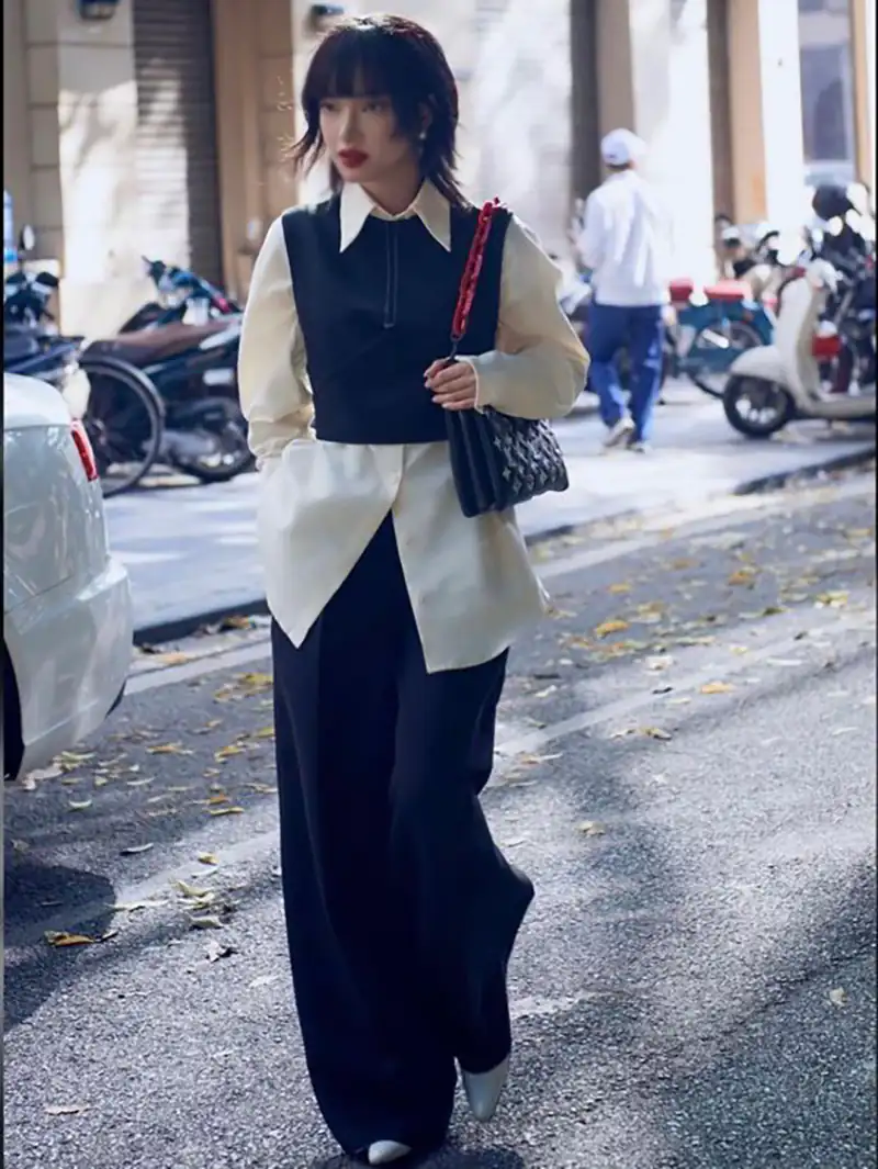 وست زنانه مشکی خاص و جذاب