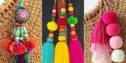 زیبایی سنت با آویز کیف منگوله ای سنتی؛ ۱۵ مدل شیک برای هر نوع کیف