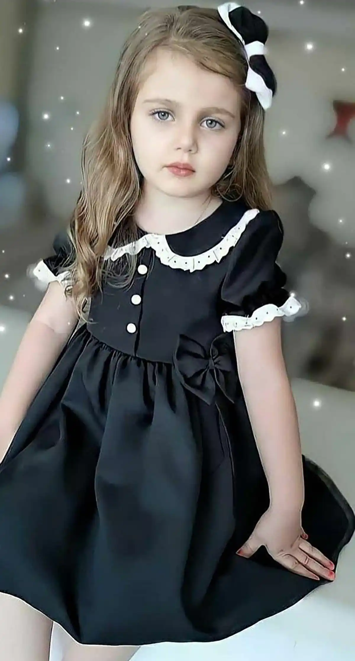 بلوز بچگانه یقه ب ب