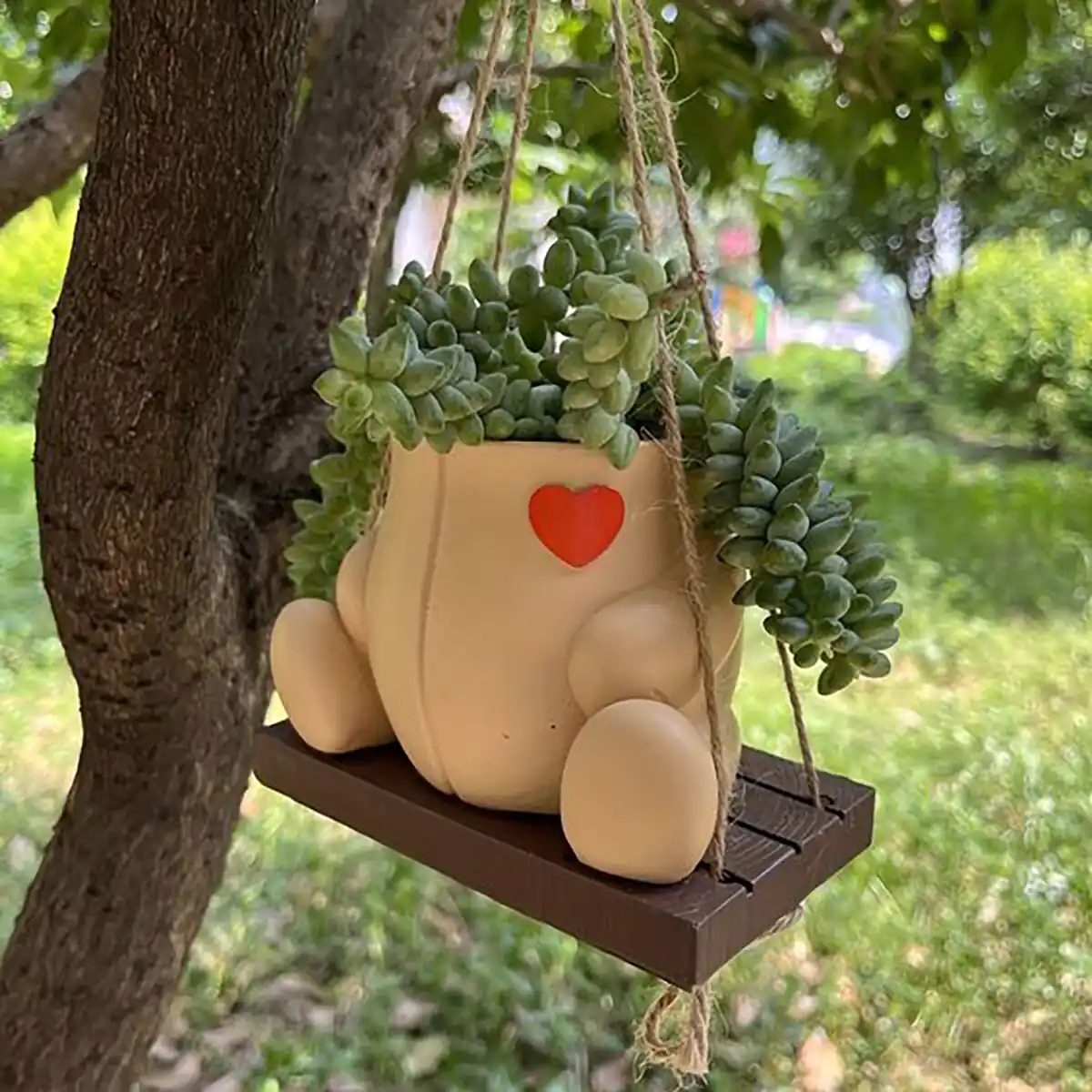 گلدان آویز سفالی فانتزی