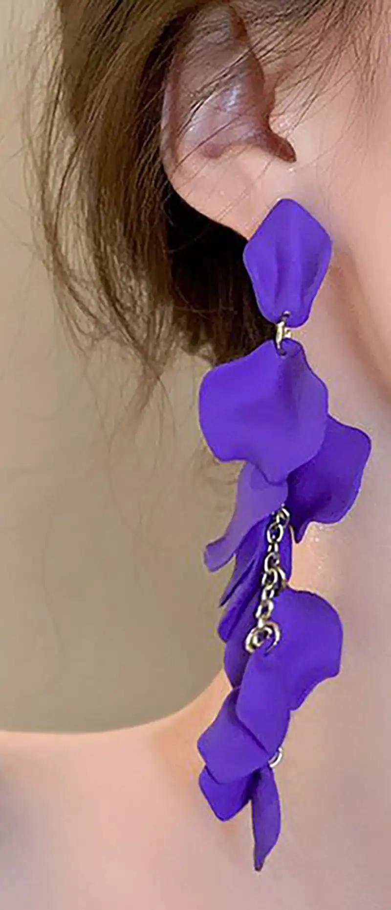 گوشواره آویز گل