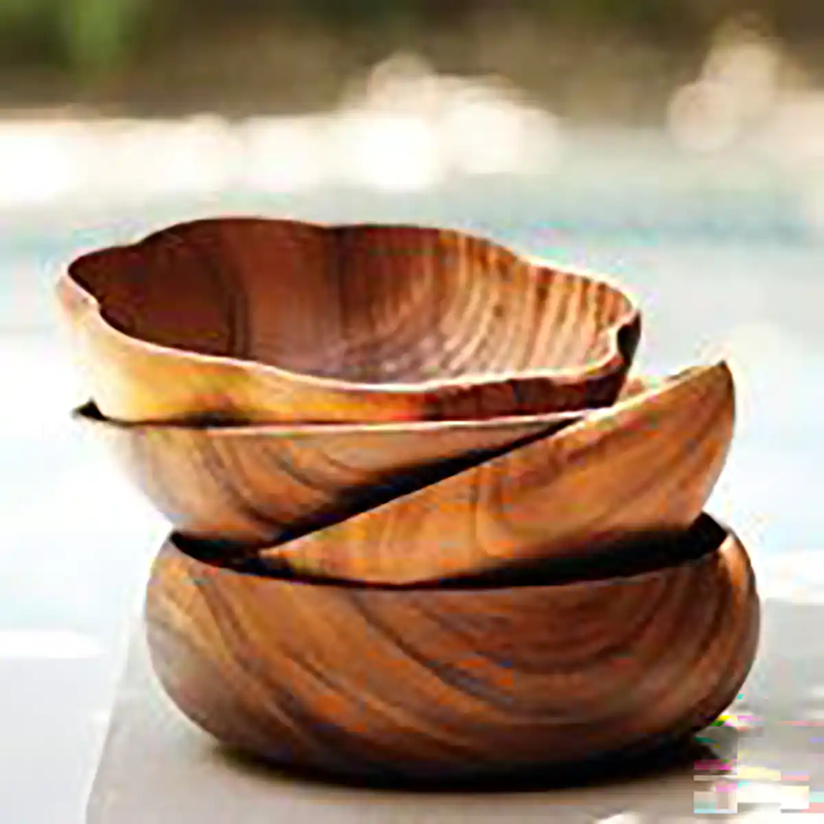 کاسه های چوبی مدرن